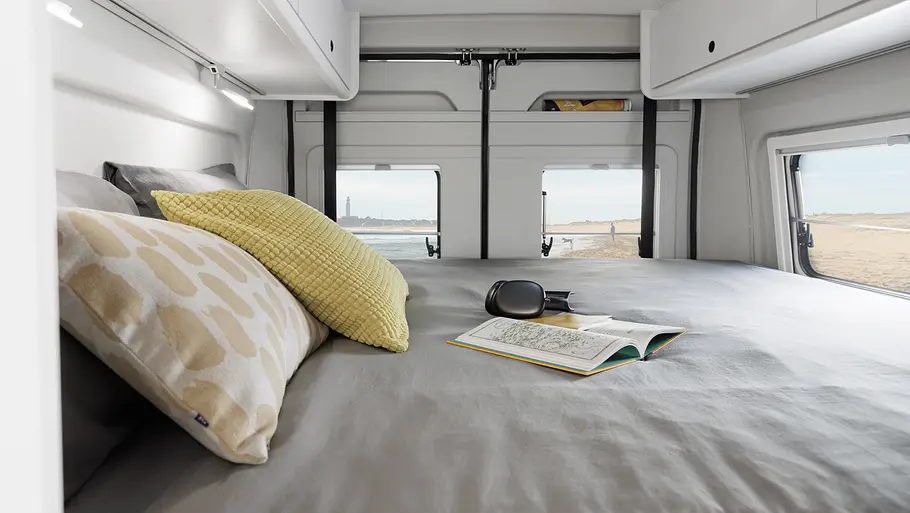 Etrusco CV 640 PB (2026) Die Innenaufnahme zeigt das Schlafzimmer des Etrusco CV 640 PB (2026).