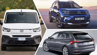 Günstige Familienautos: Kollage mit Fiat Doblo, Citroen C5 Aircross und Fiat Fiorino Kombi - Foto: Hersteller/Kollage: AUTO ZEITUNG