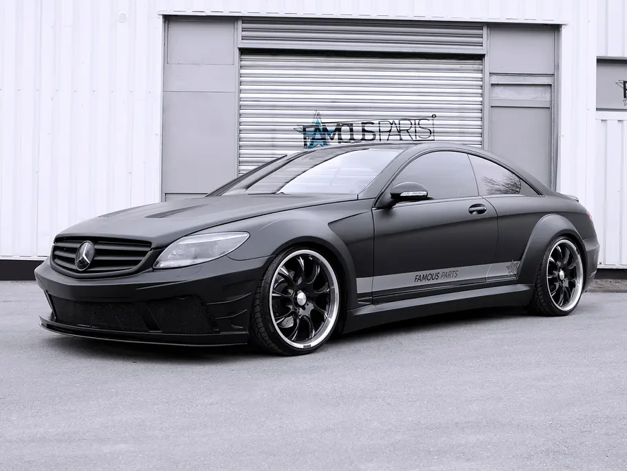 Mercedes CL 500 Black Matte Edition Tuning Famous Parts Bodykit Prior Design
