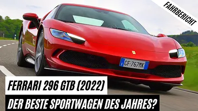 Ferrari 296 GTB (2022) - Foto: AUTO ZEITUNG