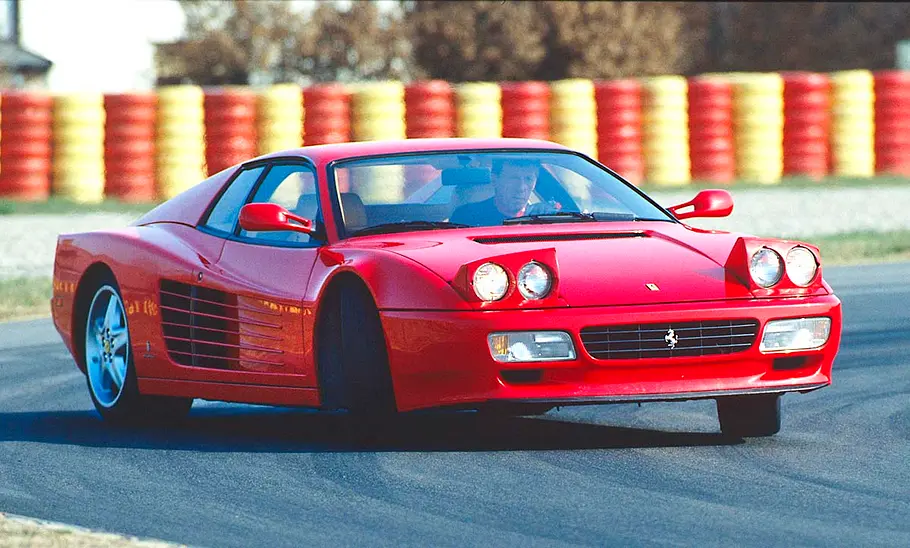 Der Ferrari 512 TR im Drift