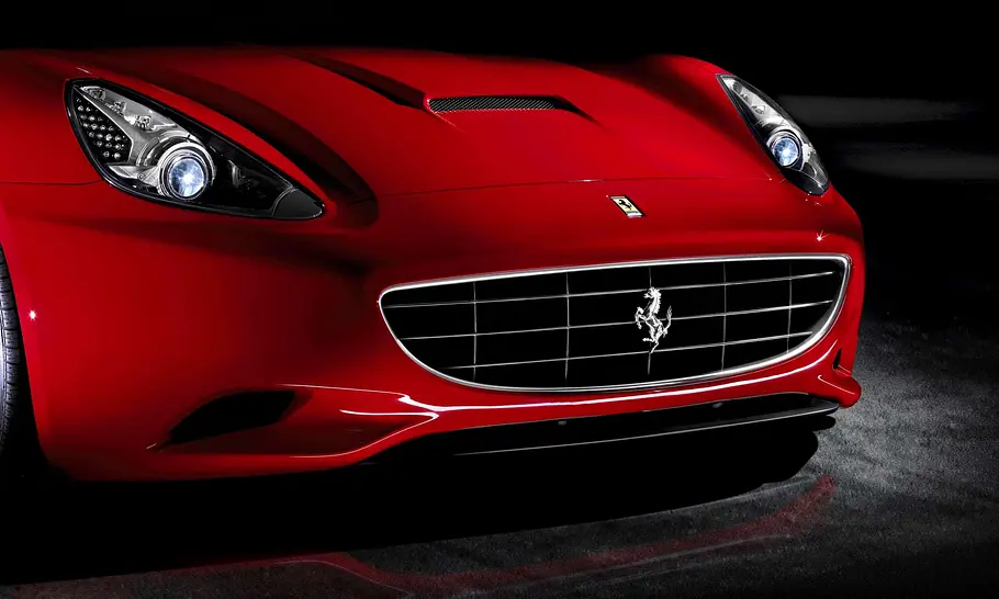 Das Gesicht des neuen Ferrari California