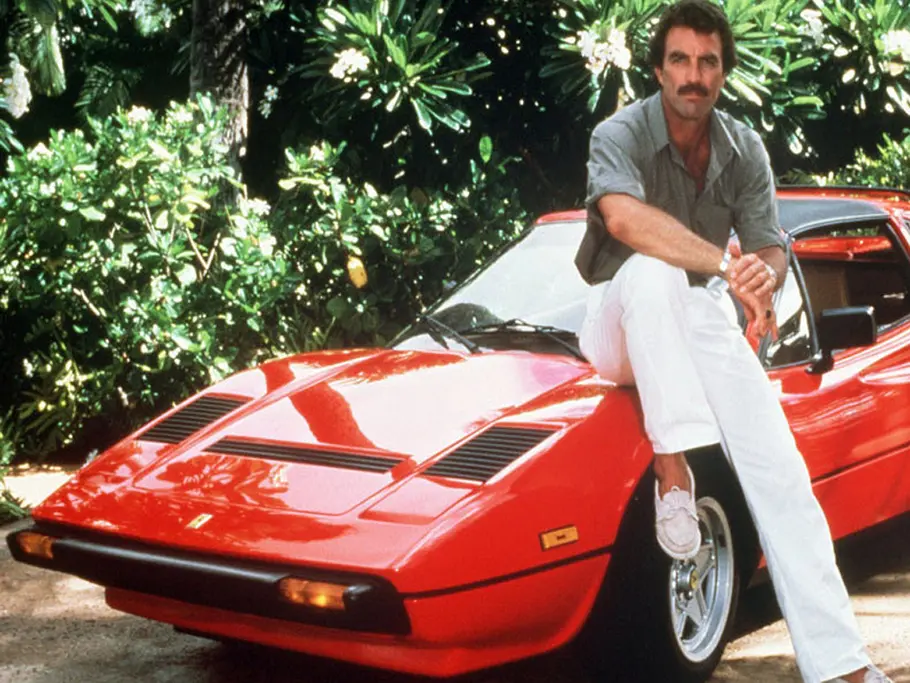 kultautos kino filmautos ferrari mustang delorean knight rider magnum hitliste