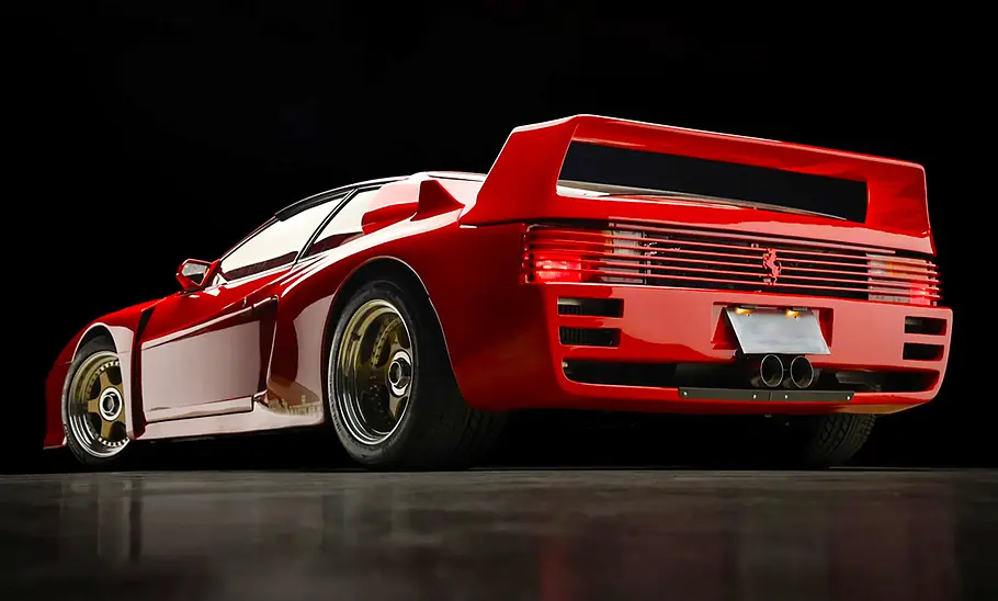 Ferrari Testarossa Koenig Specials Competition Evolution II Heckansicht