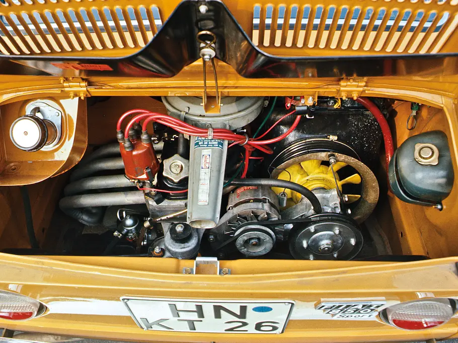Fiat 850 Sport Coupe Jubiläum Bilder technische Daten Motor