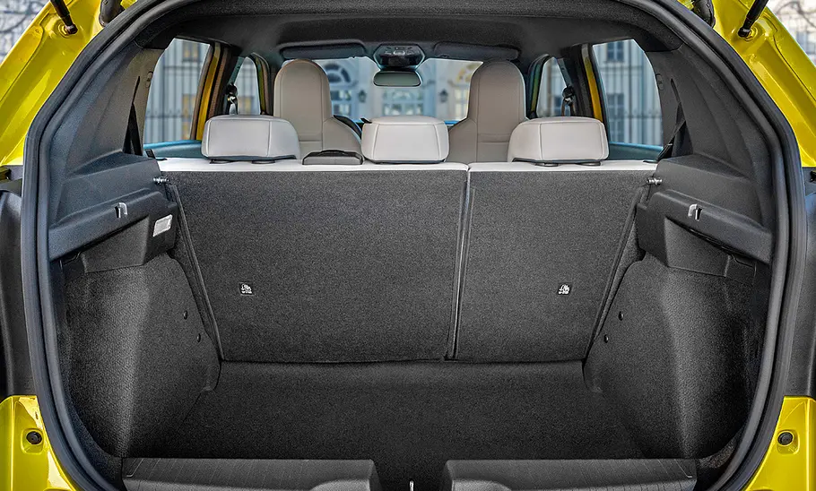 Der Kofferraum des Fiat Grande Panda (2025).