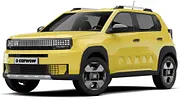 Blick von schräg vorne auf den Fiat Grande Panda. - Foto: Carwow