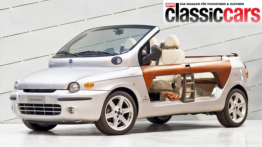 Der Fiat Multipla Eden Roc II stehend von vorne.