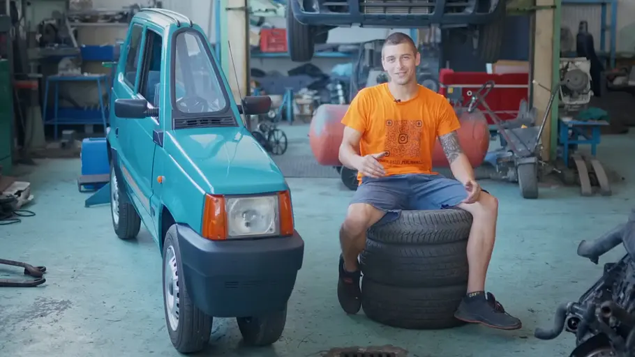 Fiat Panda for One, fotografiert von schräg vorne.