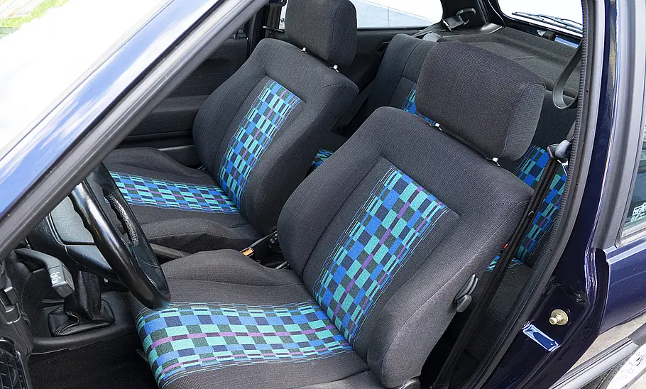 Die Sitze des VW Polo G40.