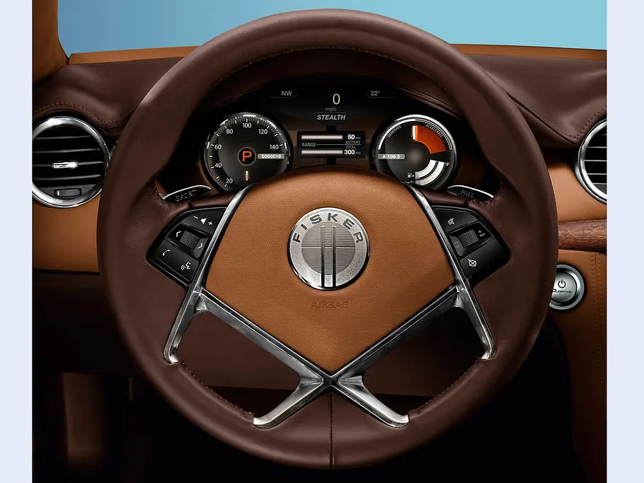 So fährt sich der Fisker Karma Fisker Karma - Cockpit