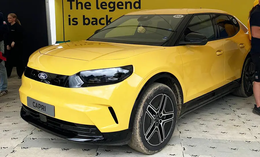 Ford Capri (2024), seitliche Ansicht