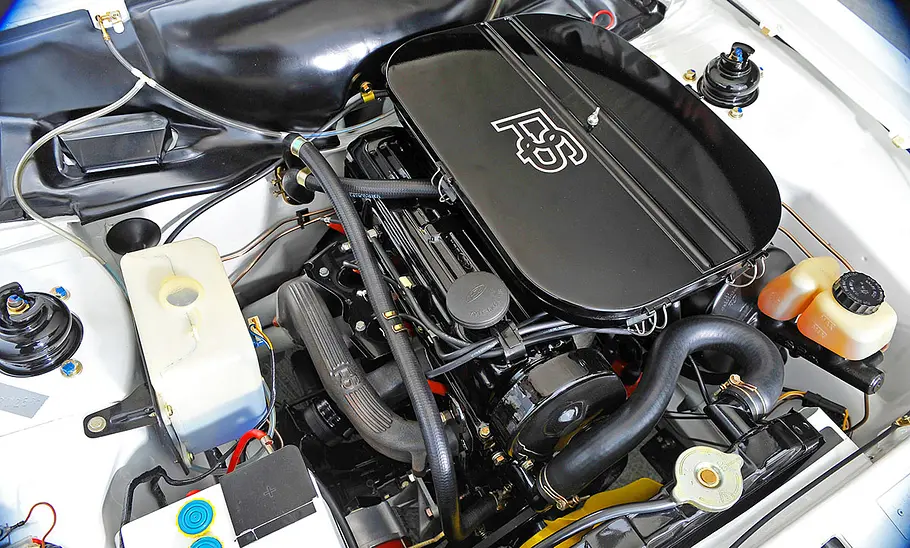 Der Motor des Ford Escort RS 2000 X-Pack