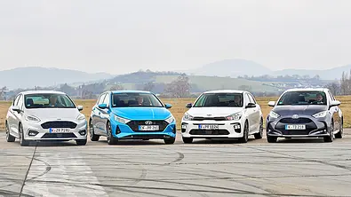 Ford Fiesta/Hyundai i20/Kia Rio/Toyota Yaris - Foto: Zbigniew Mazar