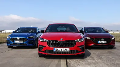 Ford Focus/Skoda Scala/Mazda3 - Foto: Daniela Loof