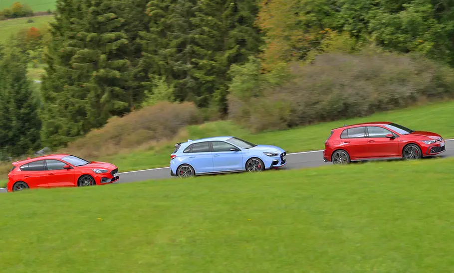 Ford Focus ST/Hyundai i30 N/VW Golf GTI