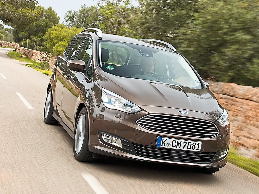 Ford Grand C-MAX Ford Grand C-MAX 2015 Facelift Kompakt-Van Siebensitzer Test Fahrbericht