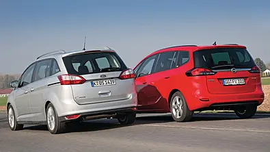 Bilder Ford Grand C-MAX Opel Zafira Tourer Markenvergleich