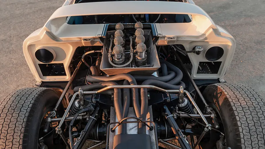 Ford GT40 Roadster Der Motor des Ford GT40 Roadster.
