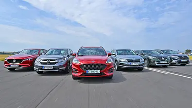 CX-5/CR-V/Kuga/Karoq/Kadjar/RAV4 - Foto: Zbigniew Mazar