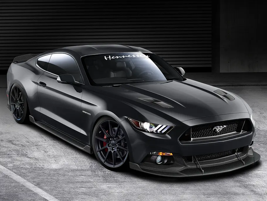 Ford Mustang GT: 727 PS statt Vierzylinder Ford Mustang 2015 Tuning Hennessey Performance HPE700 Muscle-Car V8