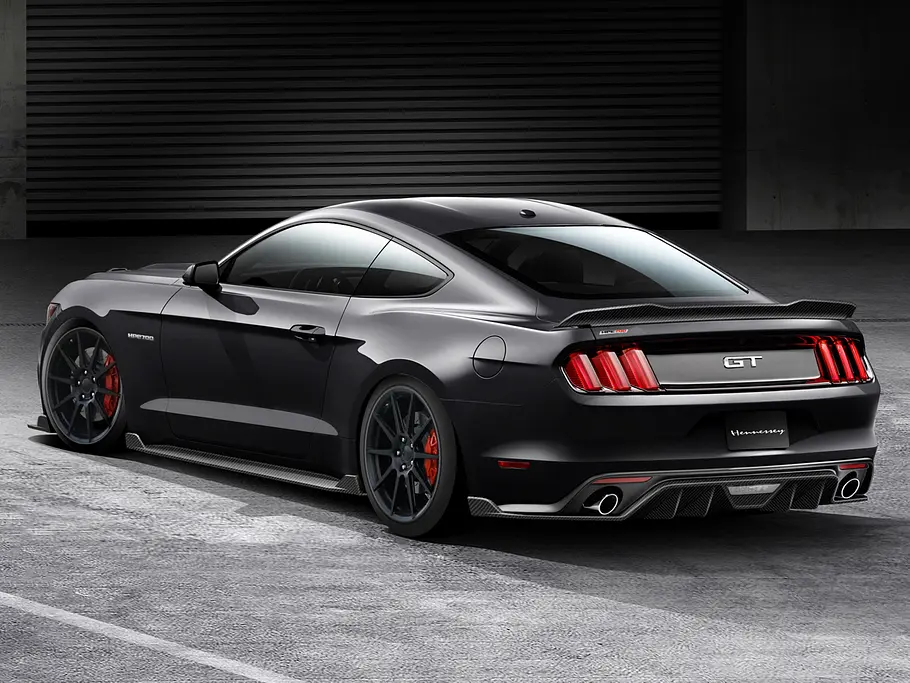 Ford Mustang GT: 727 PS statt Vierzylinder Ford Mustang 2015 Tuning Hennessey Performance HPE700 Muscle-Car V8
