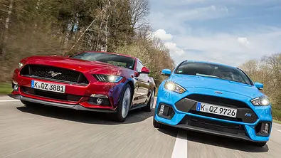 Ford Mustang GT/Ford Focus RS: Vergleich - Foto: Aleksander Perkovic