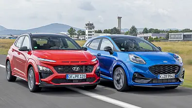 Hyundai Kona/Ford Puma ST - Foto: Frank Ratering