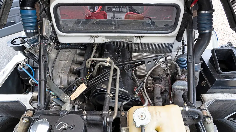 Ford RS200 Der Motor des Ford RS200.