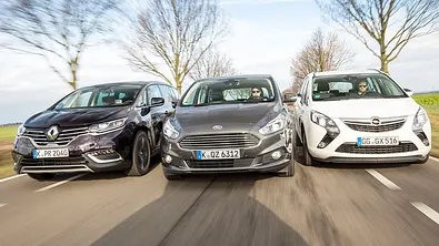 Ford S-MAX/Opel Zafira/Renault Espace: Vergleich
