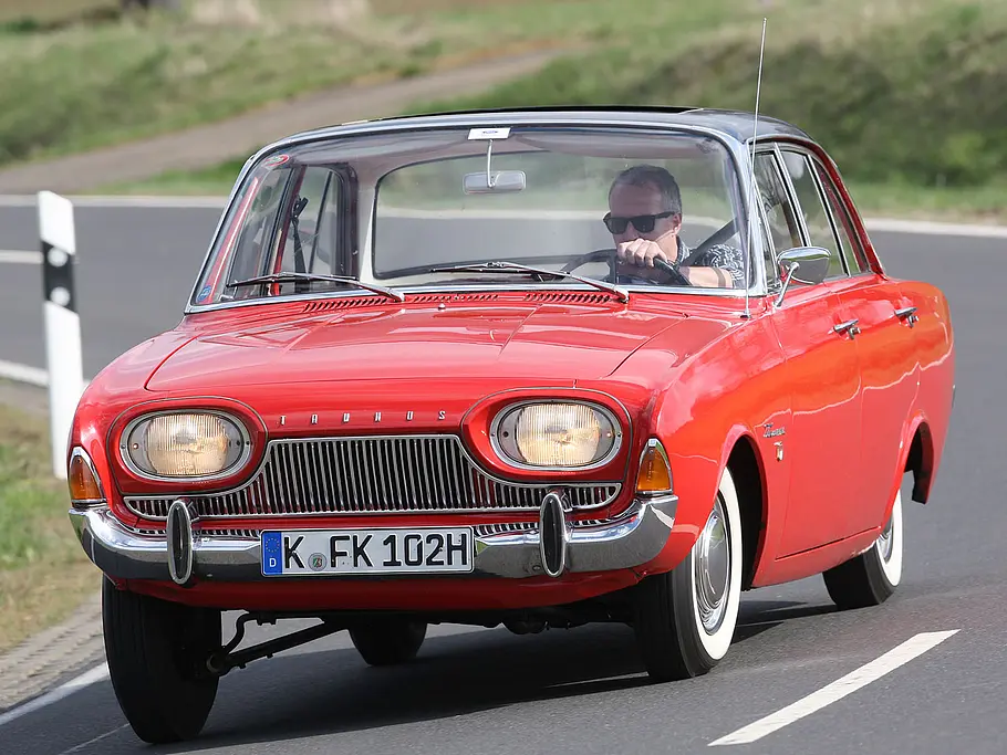 Mit dem Ford Taunus 17 M P3 schwenkte Ford auf die Linie der Vernunft