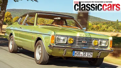 Ford Taunus fahrend von schräg vorne fotografiert. - Foto: Wim Woeber