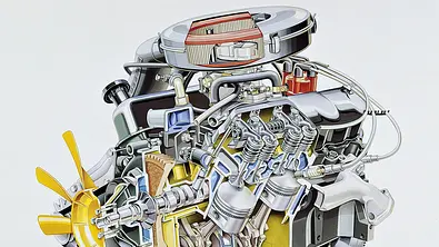 Ford V6 Motor Technik
