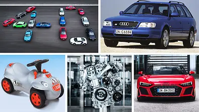 Fünf Fakten über Audi Sport - Foto: Collage (AUTO ZEITUNG/Audi)