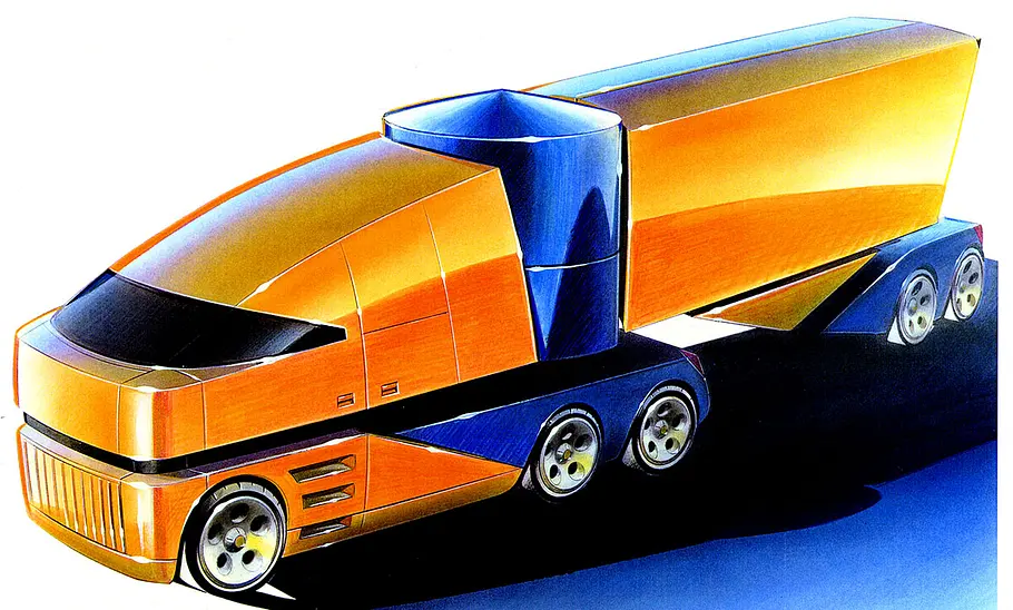Design-Rendering des Fulda Showtruck.