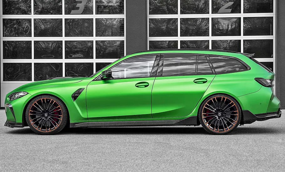Der G-Power G3M Bi-Turbo Touring stehend seitlich
