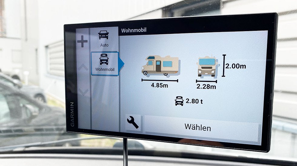 Garmin Camper 795 MT-D EU: Das Womonavi des Marktfhrers im Test