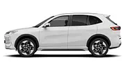 Der Geely E5, vor weißem Hintergrund im Profil abgebildet. - Foto: Carwow