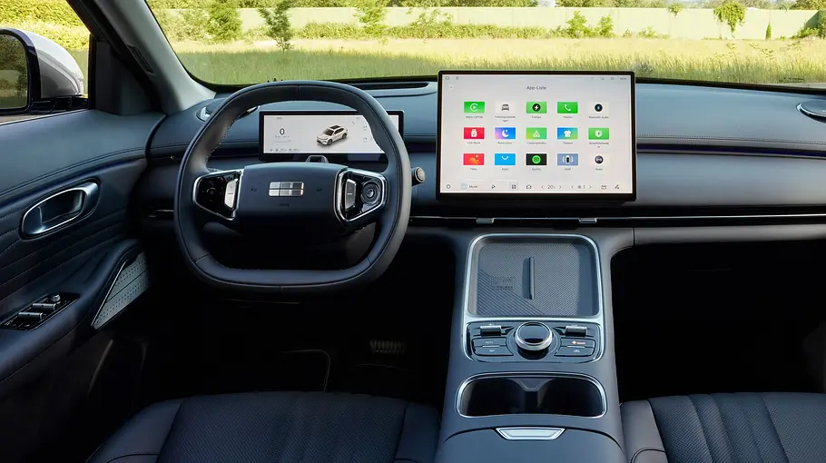 Geely Starray EM-i Das Cockpit des Geely Starray EM-i.