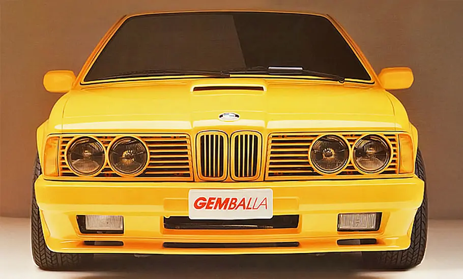 Der Gemballa M635 CSi stehend von vorne.
