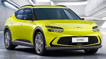 Genesis GV60 (2022); stehend, schräg vorne - Foto: Genesis