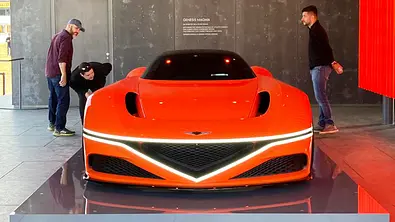 Genesis X Gran Berlinetta Concept (2024), frontal - Foto: AUTO ZEITUNG