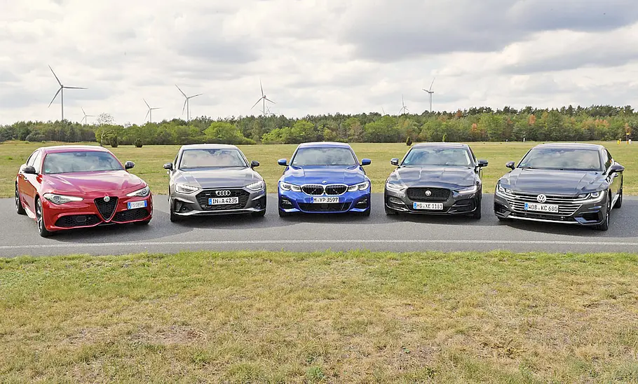 Alfa Romeo Giulia/Audi A4/BMW 3er/Jaguar XE/VW Arteon