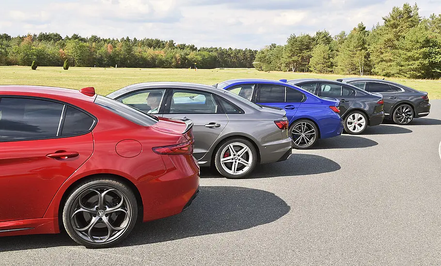 Alfa Romeo Giulia/Audi A4/BMW 3er/Jaguar XE/VW Arteon