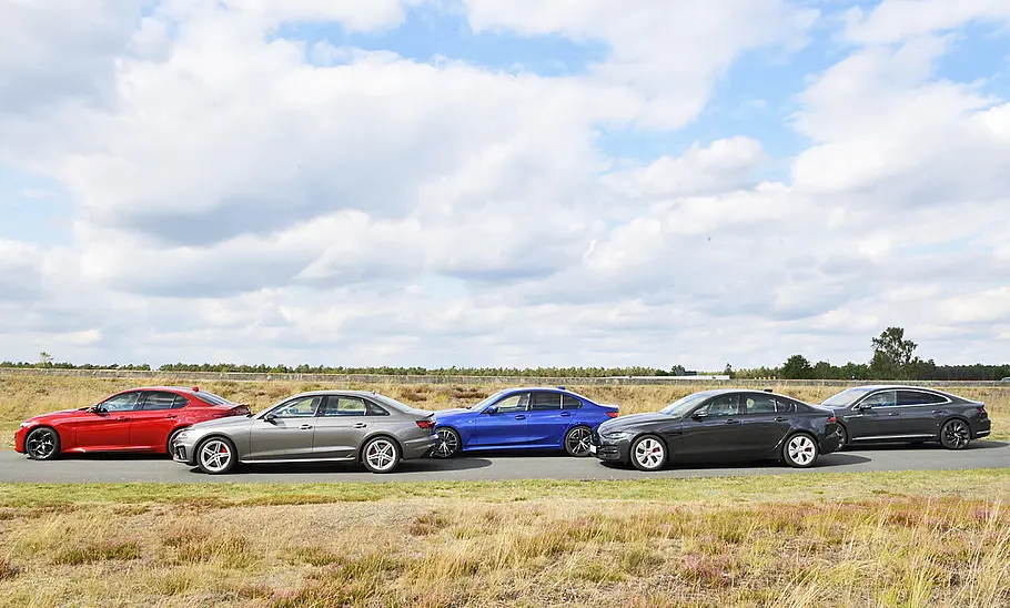 Alfa Romeo Giulia/Audi A4/BMW 3er/Jaguar XE/VW Arteon