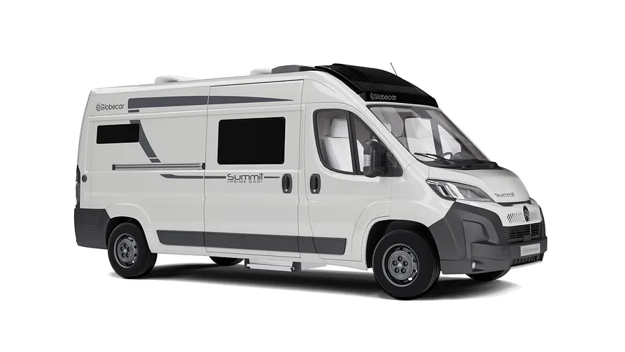 Die Studioaufnahme zeigt den Globecar Summit Prime 600 von schräg seitlich.