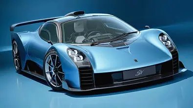 Der Gordon Murray Le Mans GTR, von vorne schräg fotografiert. - Foto: Gordon Murray