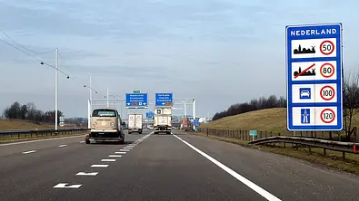 Grenzübergang in die Niederlande. - Foto: Imago