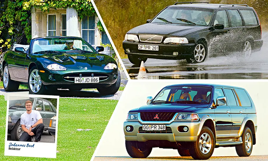 Eine Collage mit drei Autos für das H-Kennzeichen 2026.
