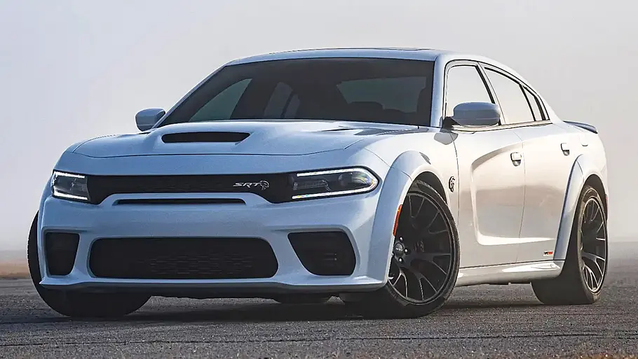 Platz 7: Hennessey Dodge Charger HPE1000 Redeye Der Hennessey Dodge Charger HPE1000 Redeye stehend von vorne.